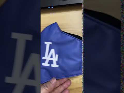 Khẩu Trang In 3D – Mẫu Khẩu Trang Thêu In Dodgers LA Theo Yêu Cầu. #Facemask