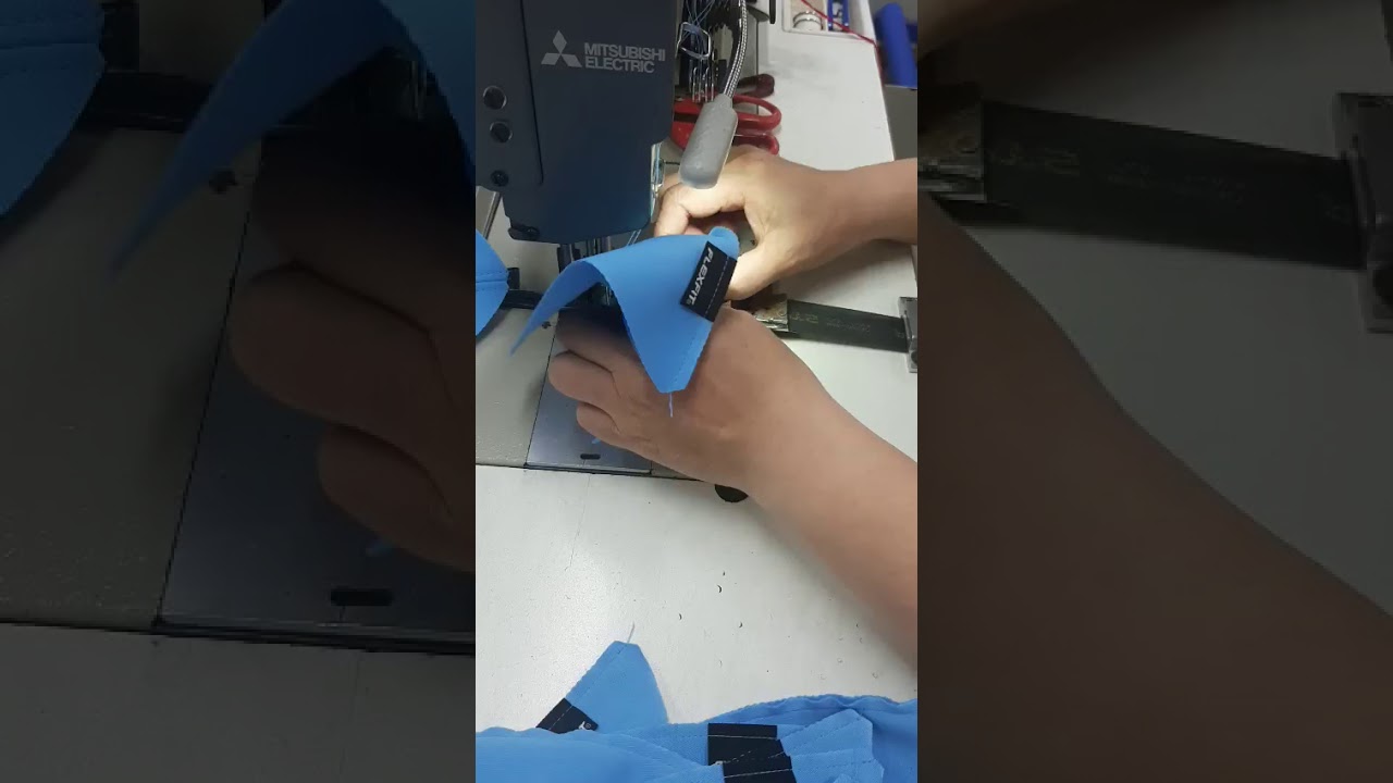 CÔNG ĐOẠN MAY MIẾNG LÓT NÓN | XƯỞNG MAY GIA CÔNG MŨ NÓN DOSI