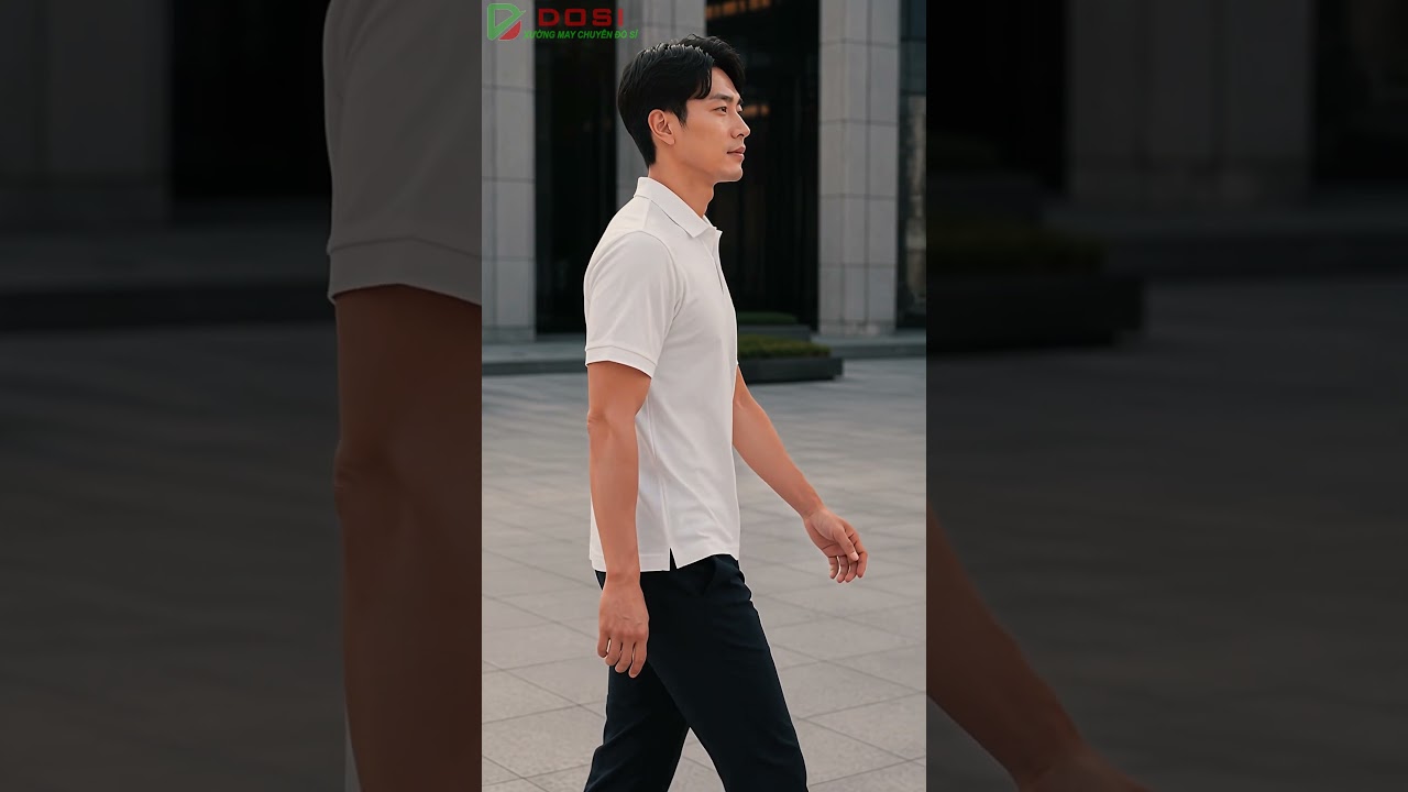 Áo polo Trắng Thêu Logo Daichi