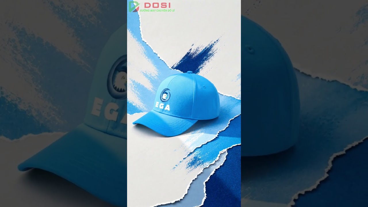 Nón Kết In LOGO EGA Trung Tâm Anh Ngữ Quốc Tế