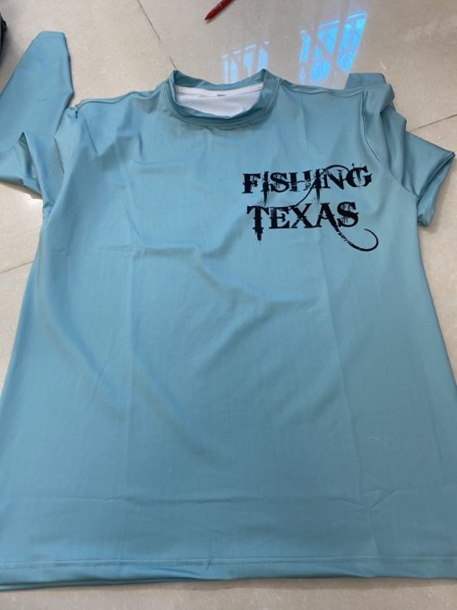 ao thun co gian 4 chieu mau ao thun co gian 4 chieu in fishing texas theo yeu cau xuat khau