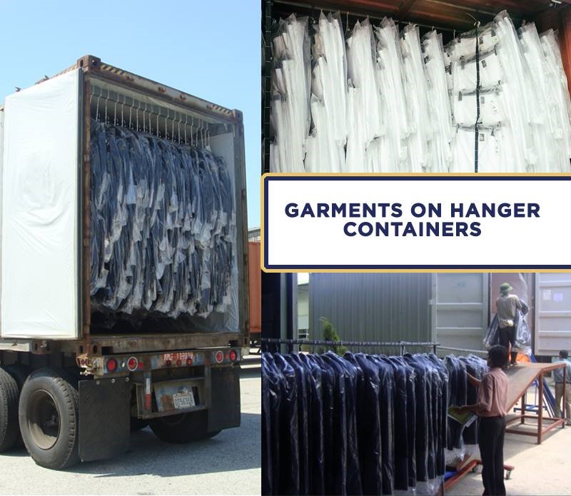 Garments on Hanger Container 1