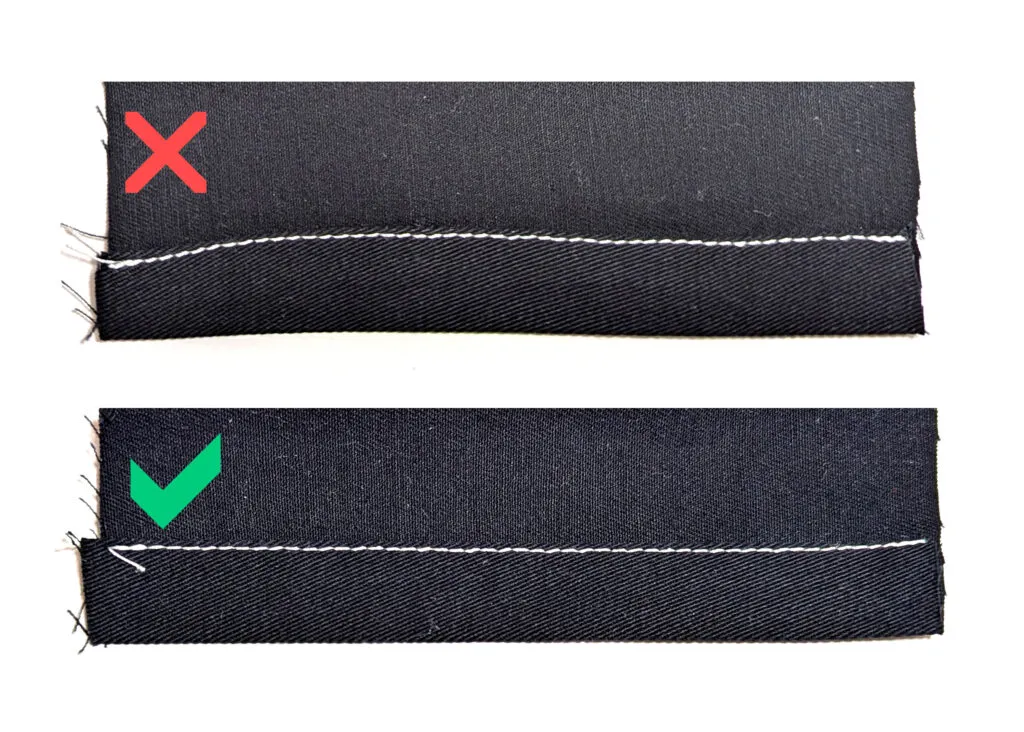 Uneven hem error 4