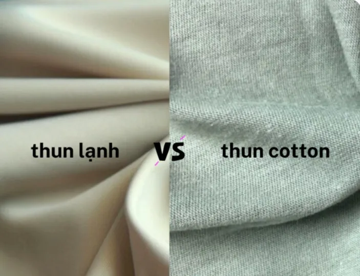 Vai thun lanh vs thun cotton