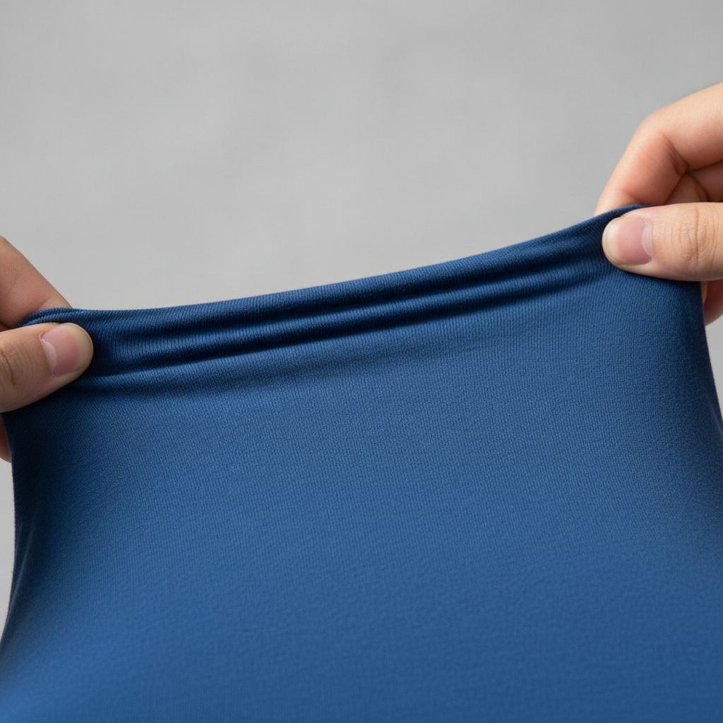 Vai thun lanh co gian