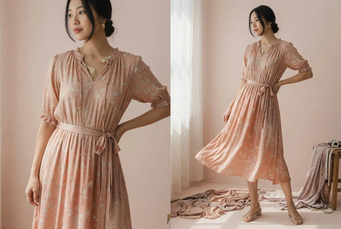 Thoi trang may bang vai Rayon 6